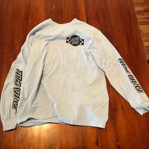 light blue santa cruz long sleeve